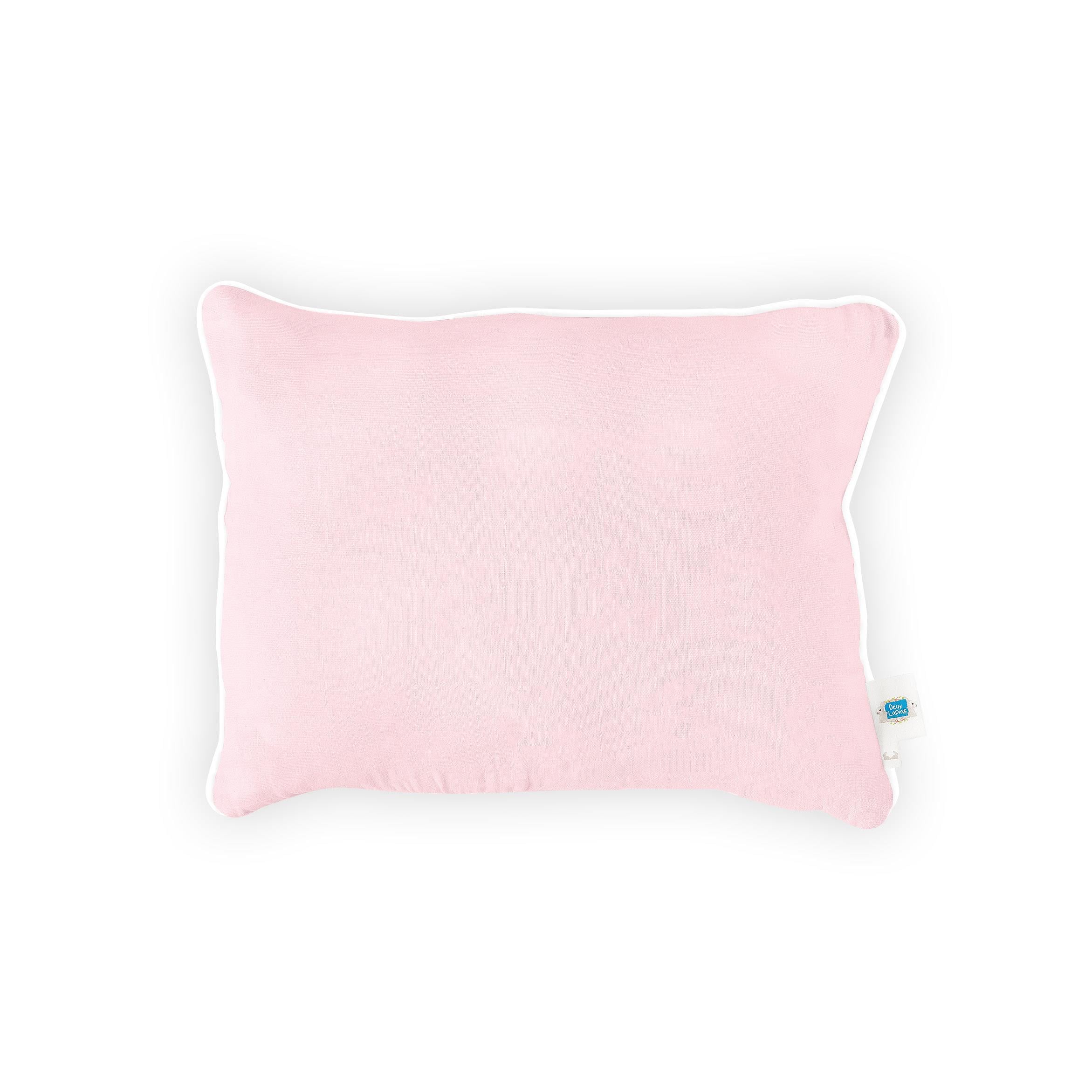 Deux Lapins Müslin Bebek Yastığı - Innocent Pink Lapin