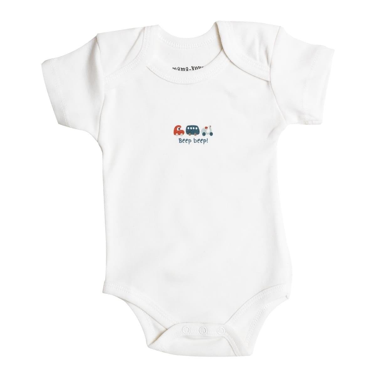Mama Yoyo Kısa Kollu Body - Beep Beep (Beepsy Arabalar)