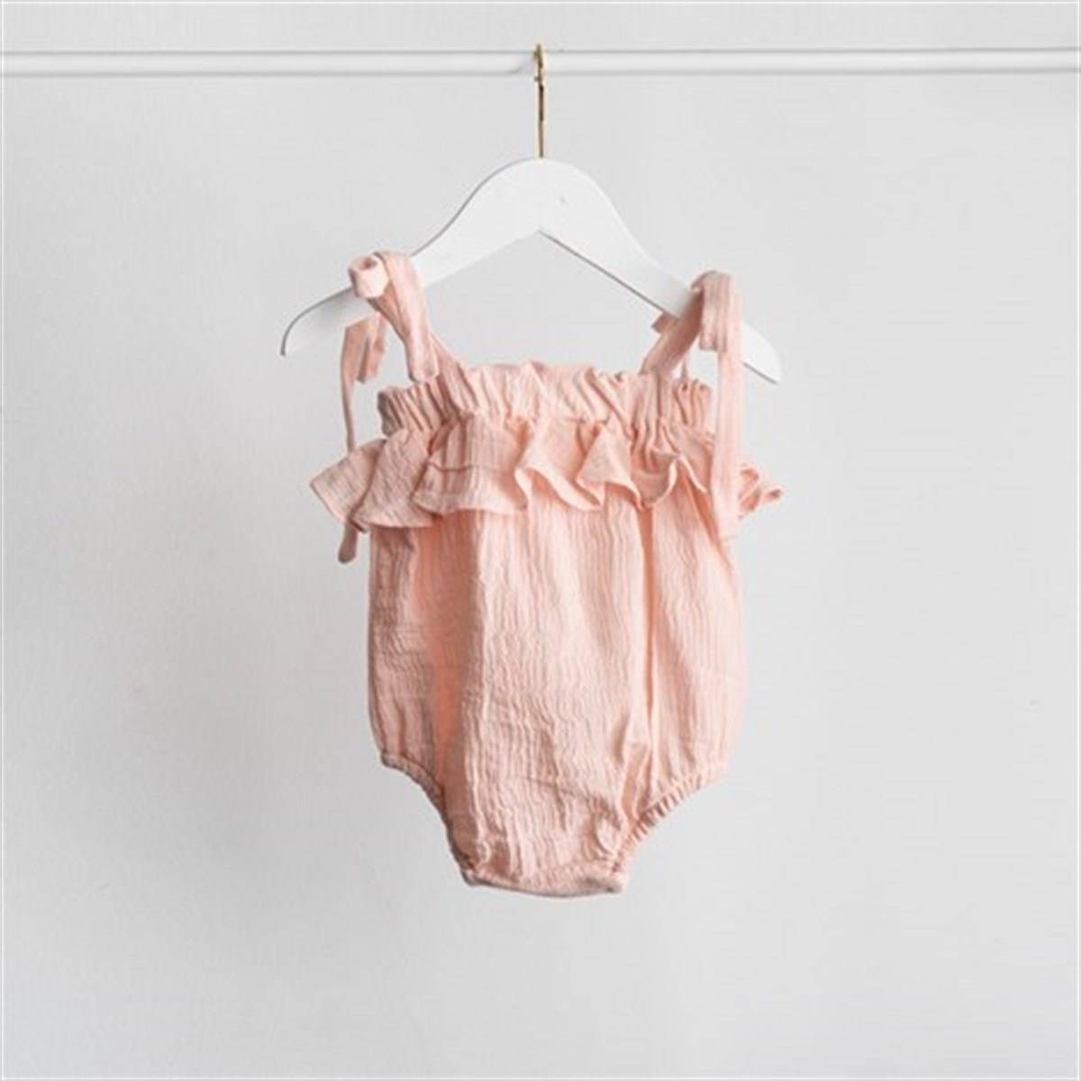 Merli&Rose Şile Bezi Body | Pembe