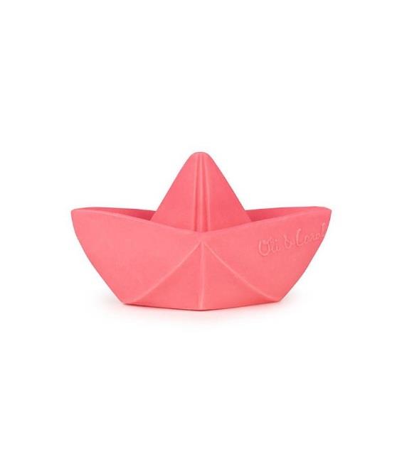 Oli&Carol Origami Tekne Pembe Banyo Oyuncağı