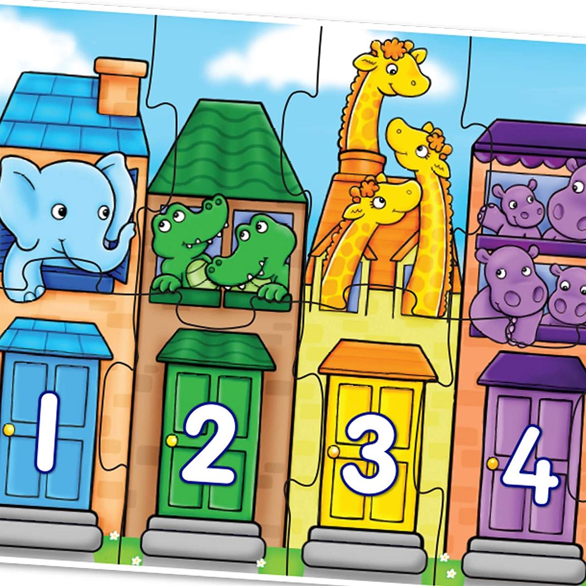 ORCHARD - NUMBER STREET PUZZLE 2 - 5 YAŞ