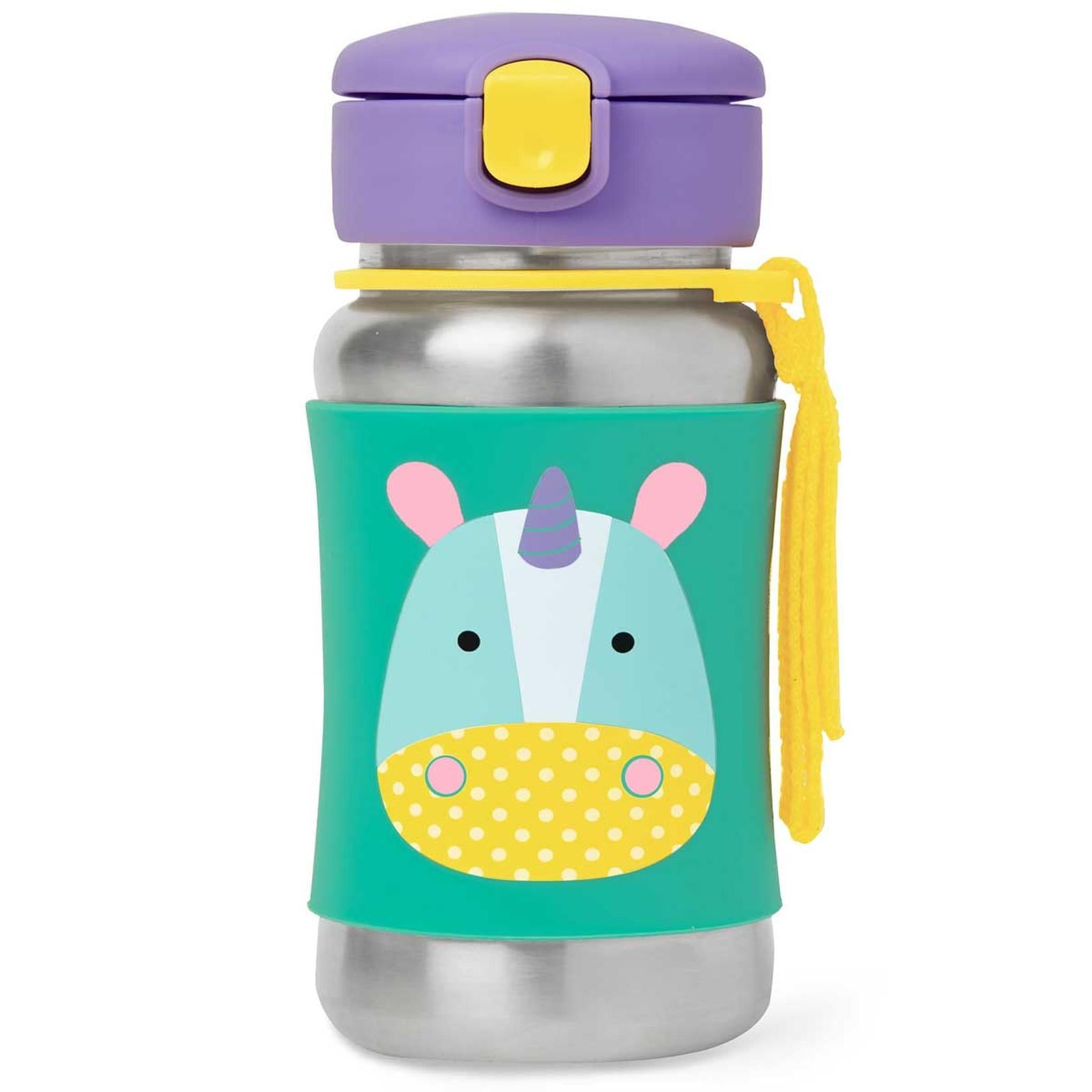Skip Hop Zoo Paslanmaz Çelik Pipetli Suluk Unicorn
