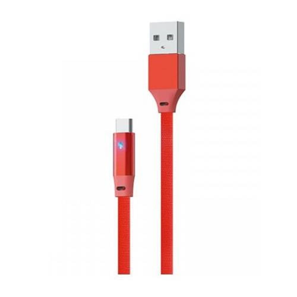 PLATOON PL-8830 IŞIKLI TYPE-C 1m USB ŞARJ KABLOSU