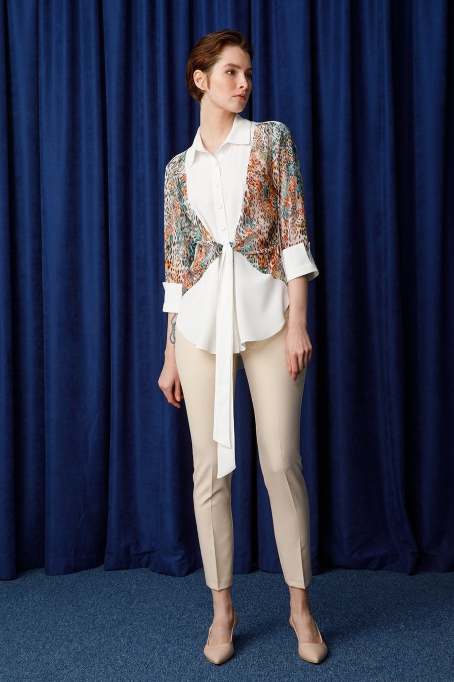 Modailgi Bağlamalı Bluz LEOPAR