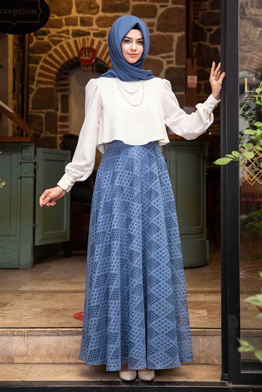 Pınar Şems Buğday Etek İndigo