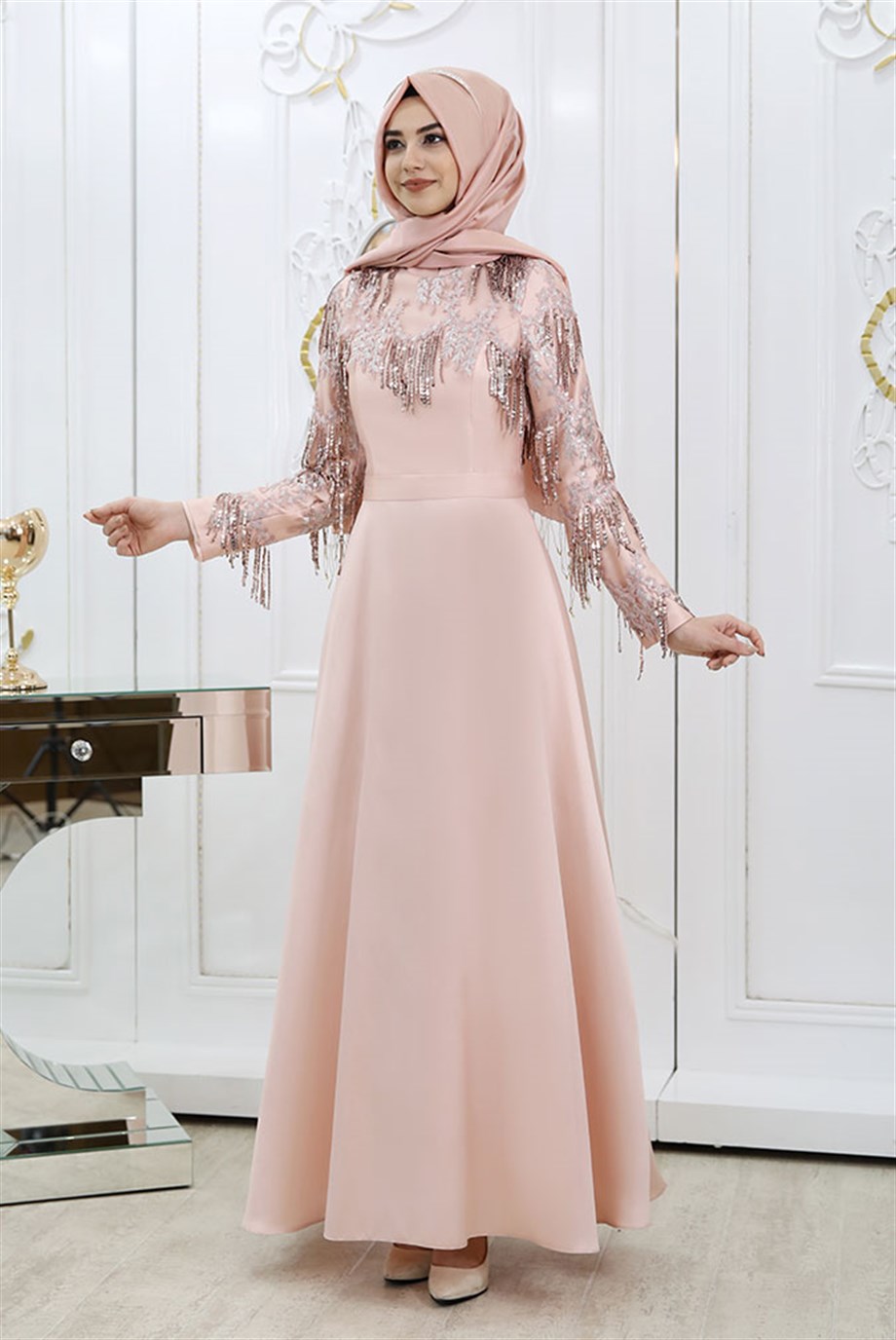 Pınar Şems Ebru Abiye Pudra