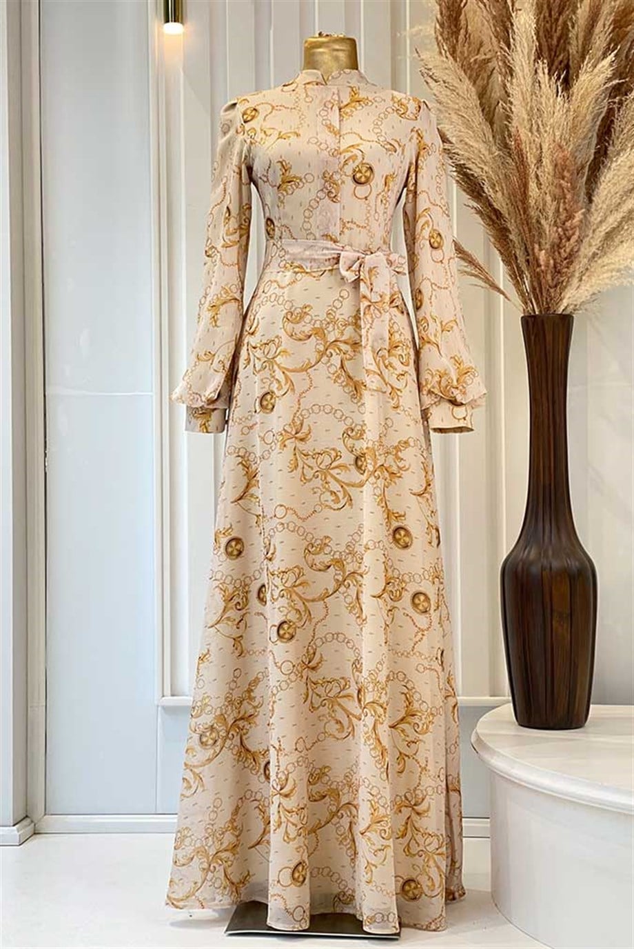 Pınar Şems Exclusive Elbise Gold