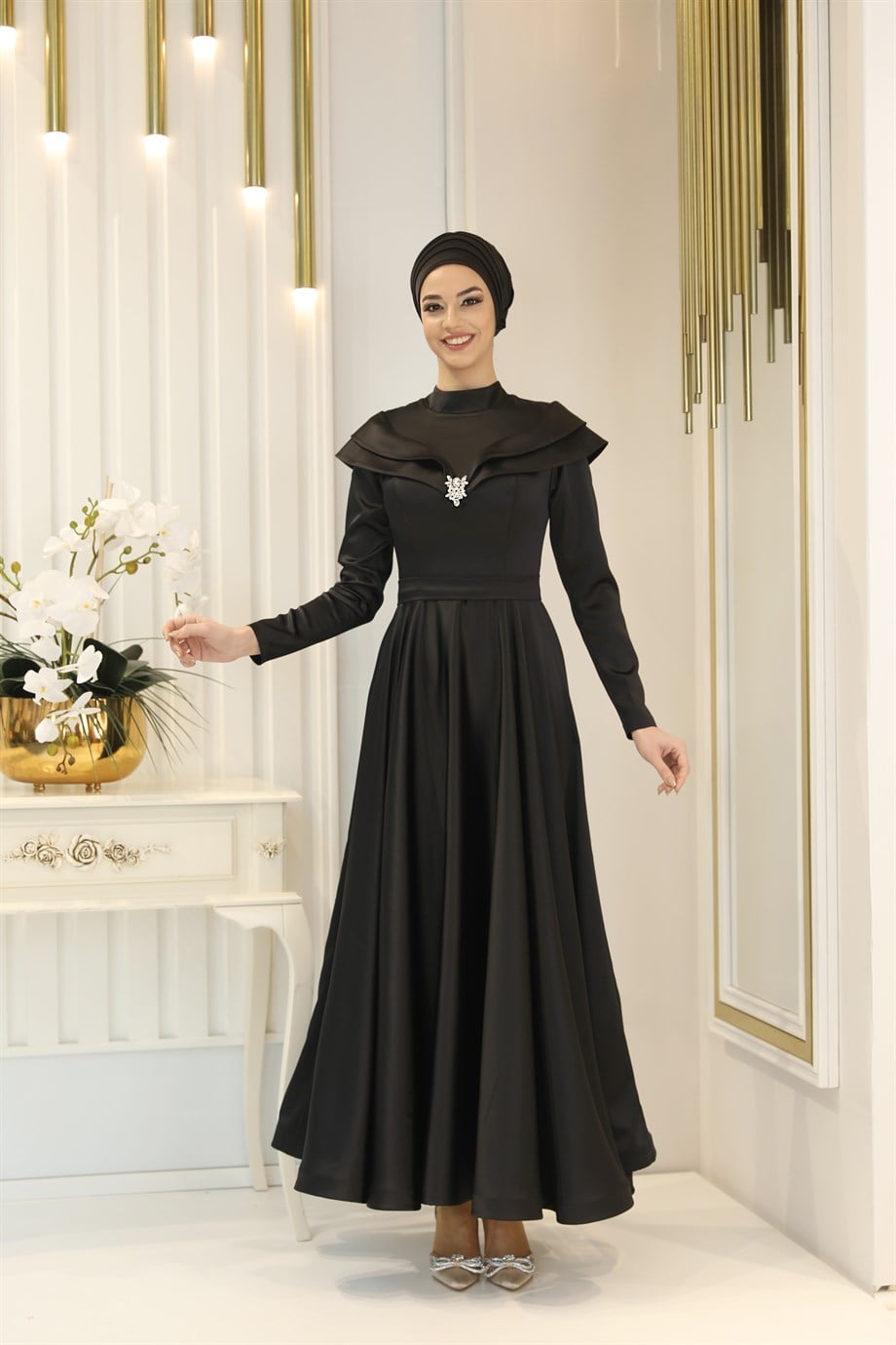 Pınar Şems Rüya Abiye Siyah