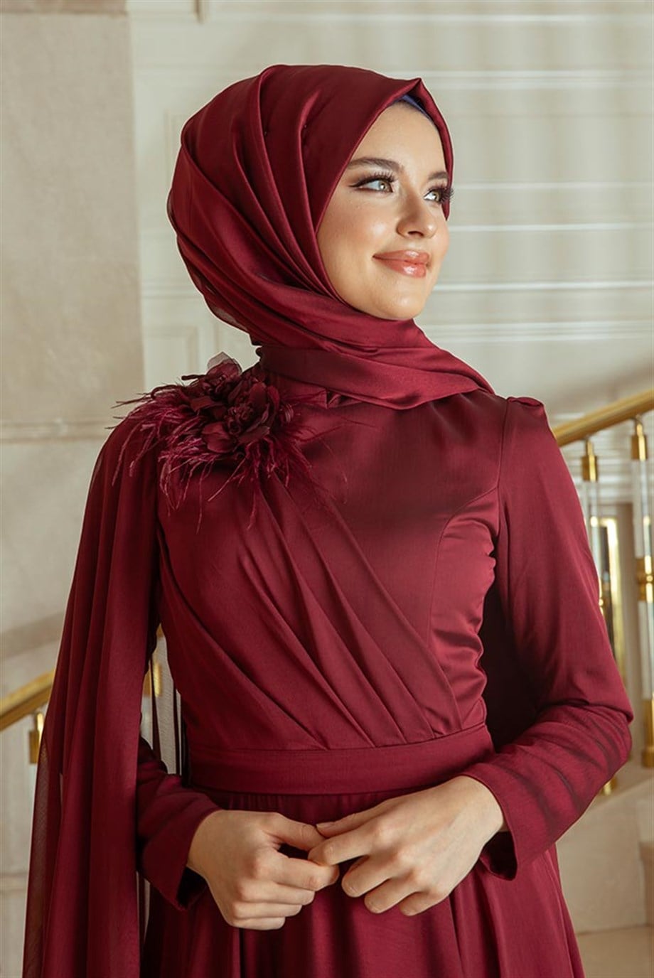 Pınar Şems Yaren Başlık Bordo