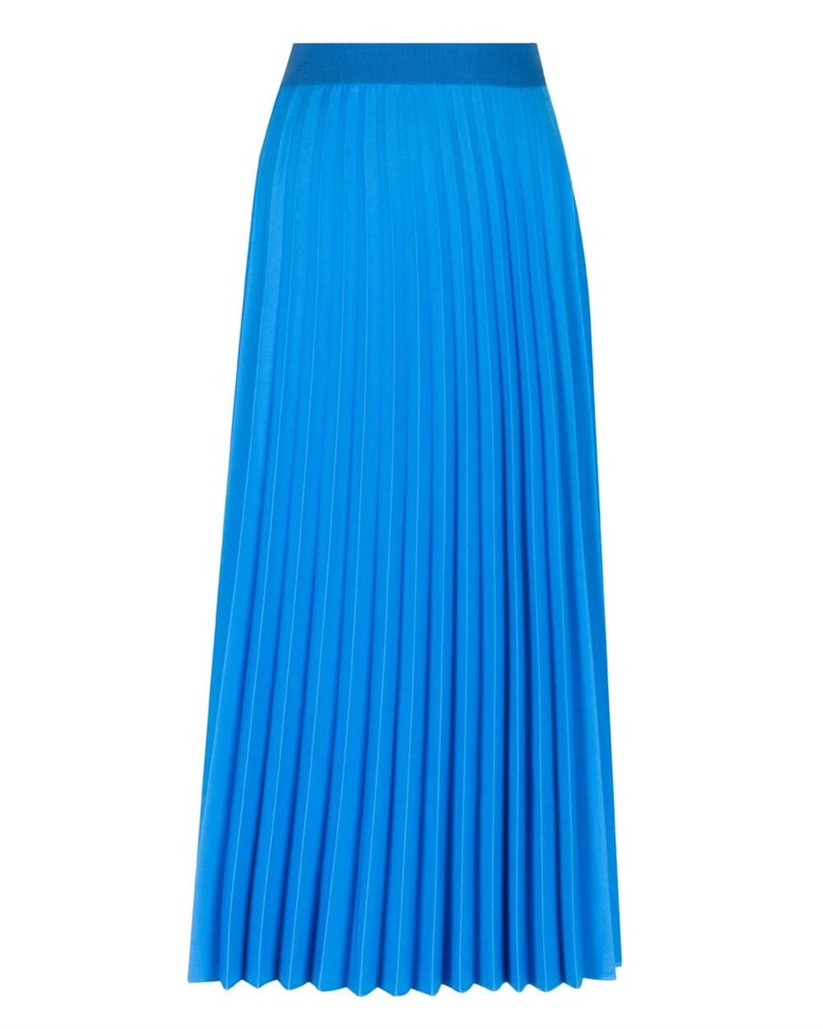 Pliseli Etek - Turkuaz