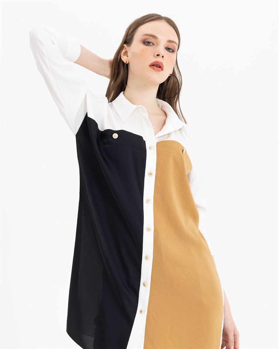 SCL BLOKLU GÖMLEK TUNİK