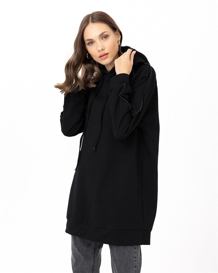 SCL İNCİ DETAYLI SWEATSHIRT