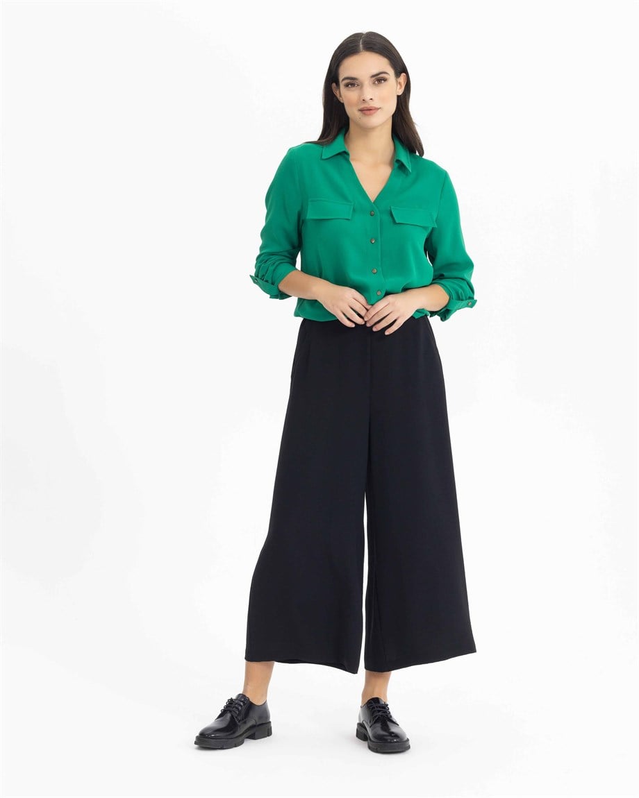 SEÇİL GENİŞ PAÇALI PANTOLON