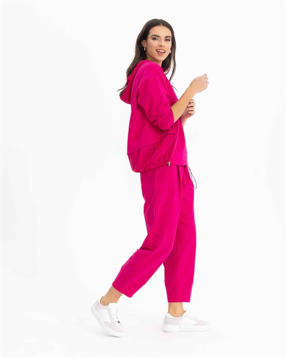 SEÇİL HAVUÇ KESİM ELASTİK BEL PANTOLON
