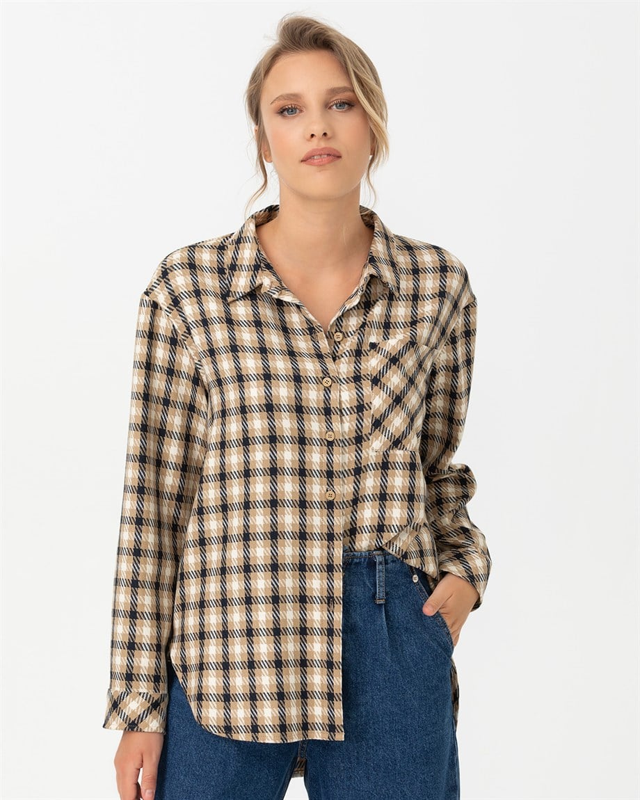 SEÇİL KARELİ GÖMLEK