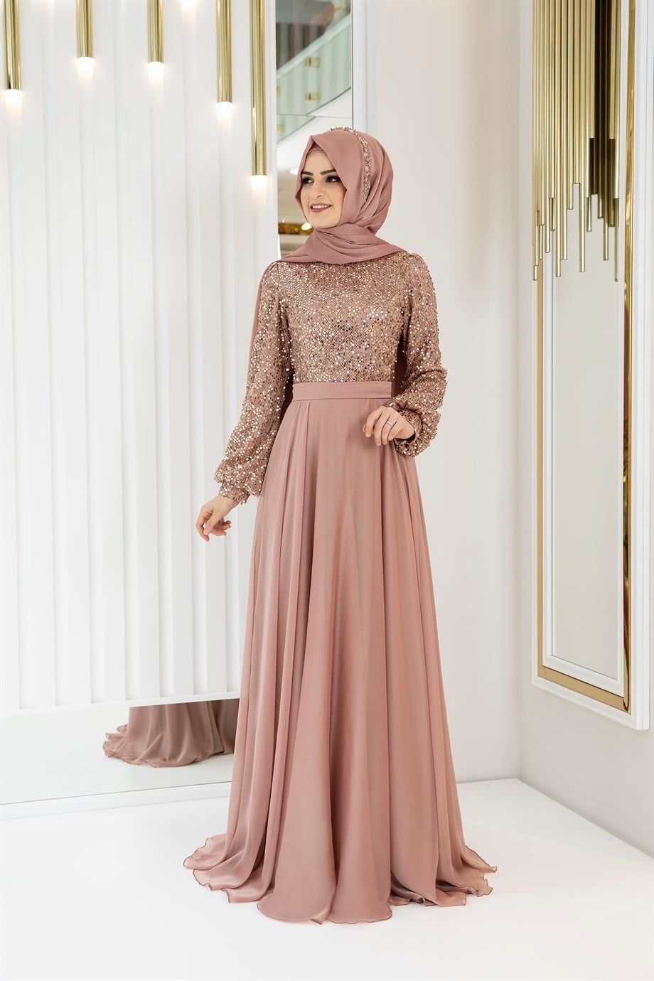 Pınar Şems Alya Abiye Bakır