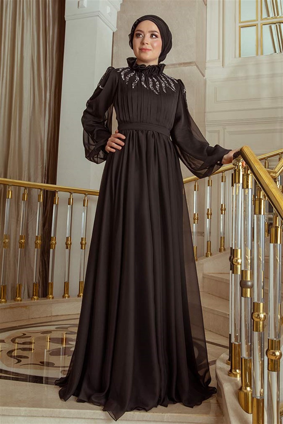 Pınar Şems Didar Abiye Siyah