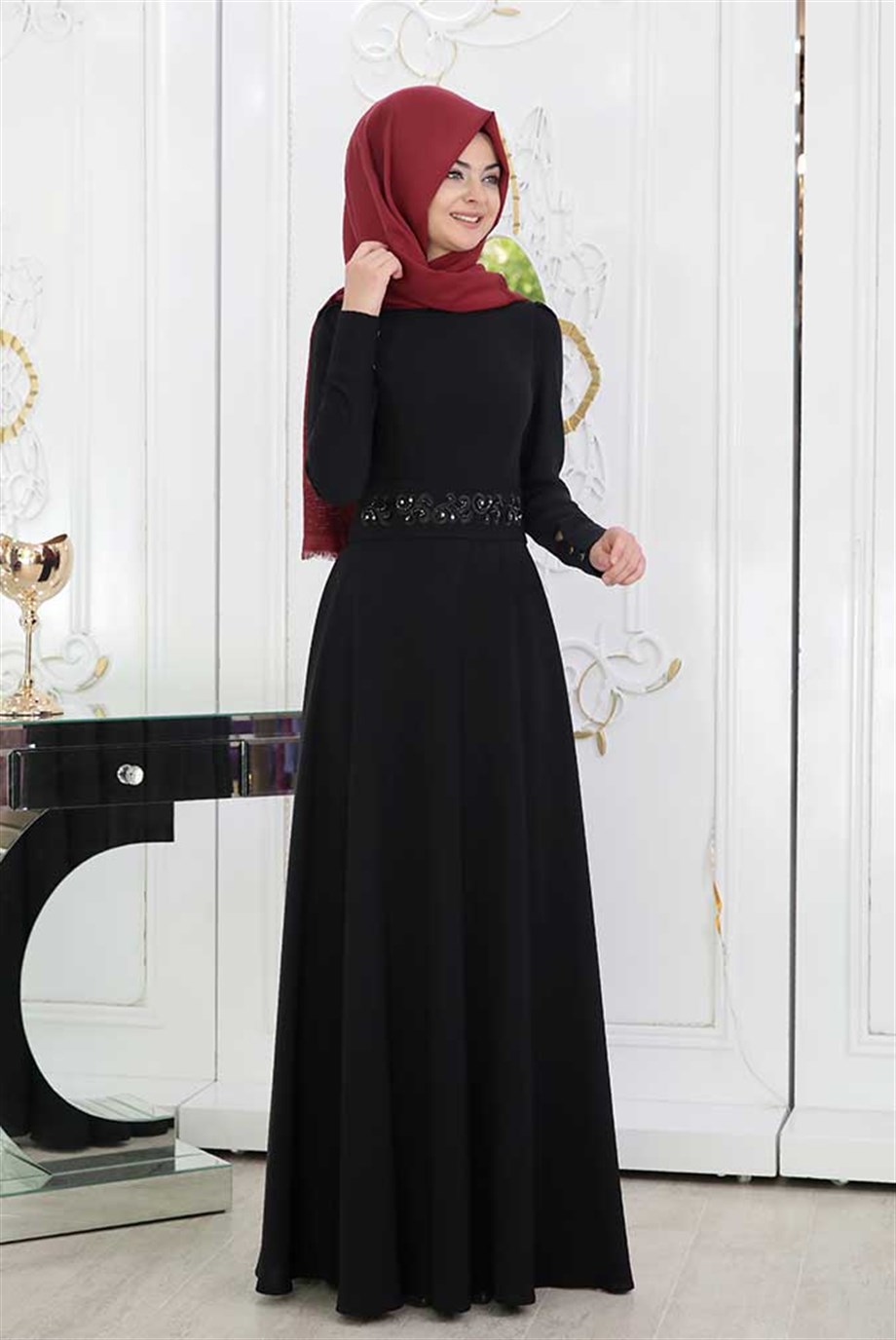 Pınar Şems Hümay Elbise Siyah