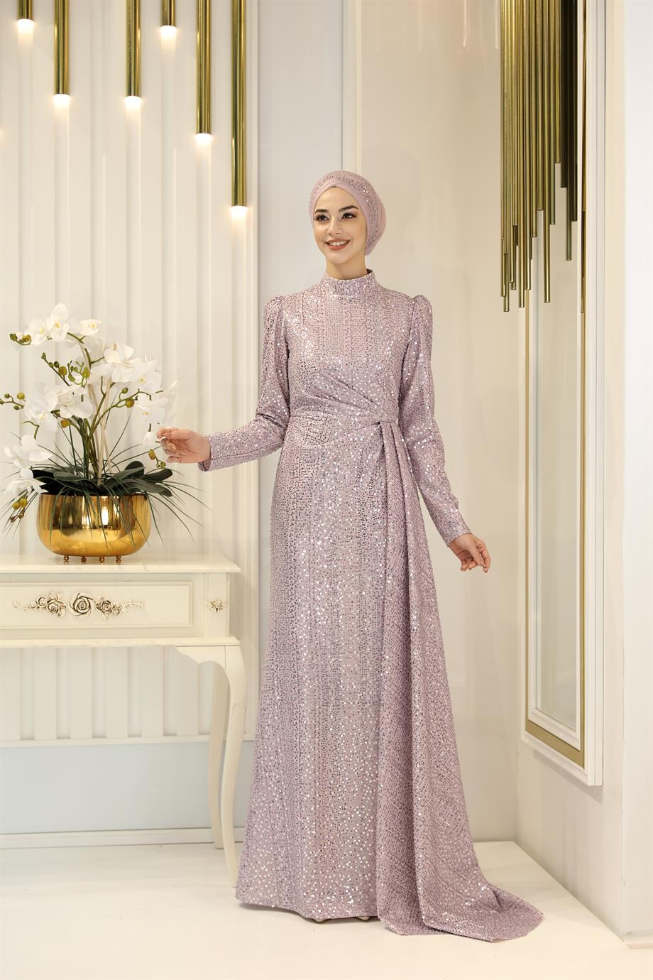 Pınar Şems Karmen Abiye Lila
