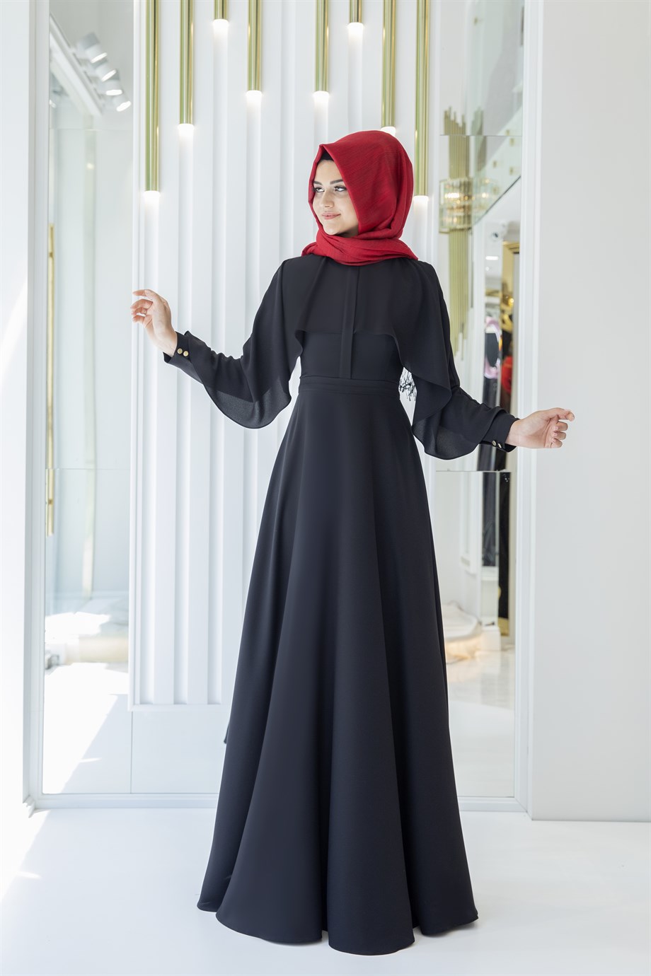 Pınar Şems Reyhan Elbise Siyah