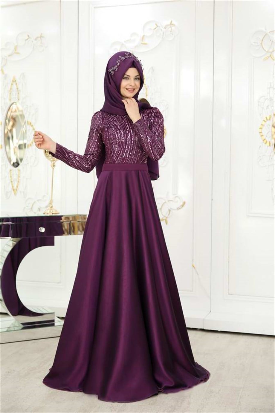 Pınar Şems Seher Abiye Mürdüm