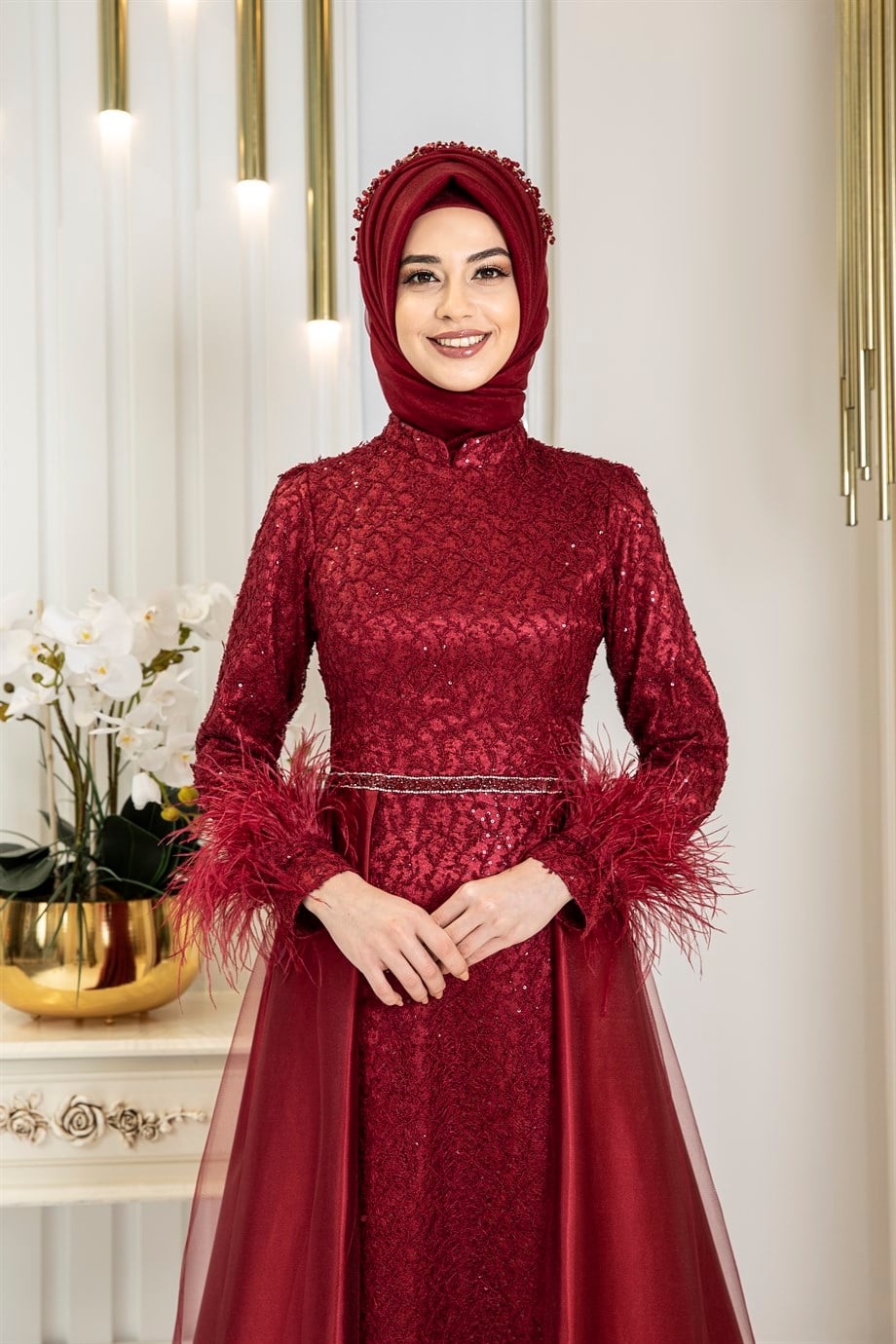 Pınar Şems Yeni Sarmaşık Başlık 2 Mt Bordo