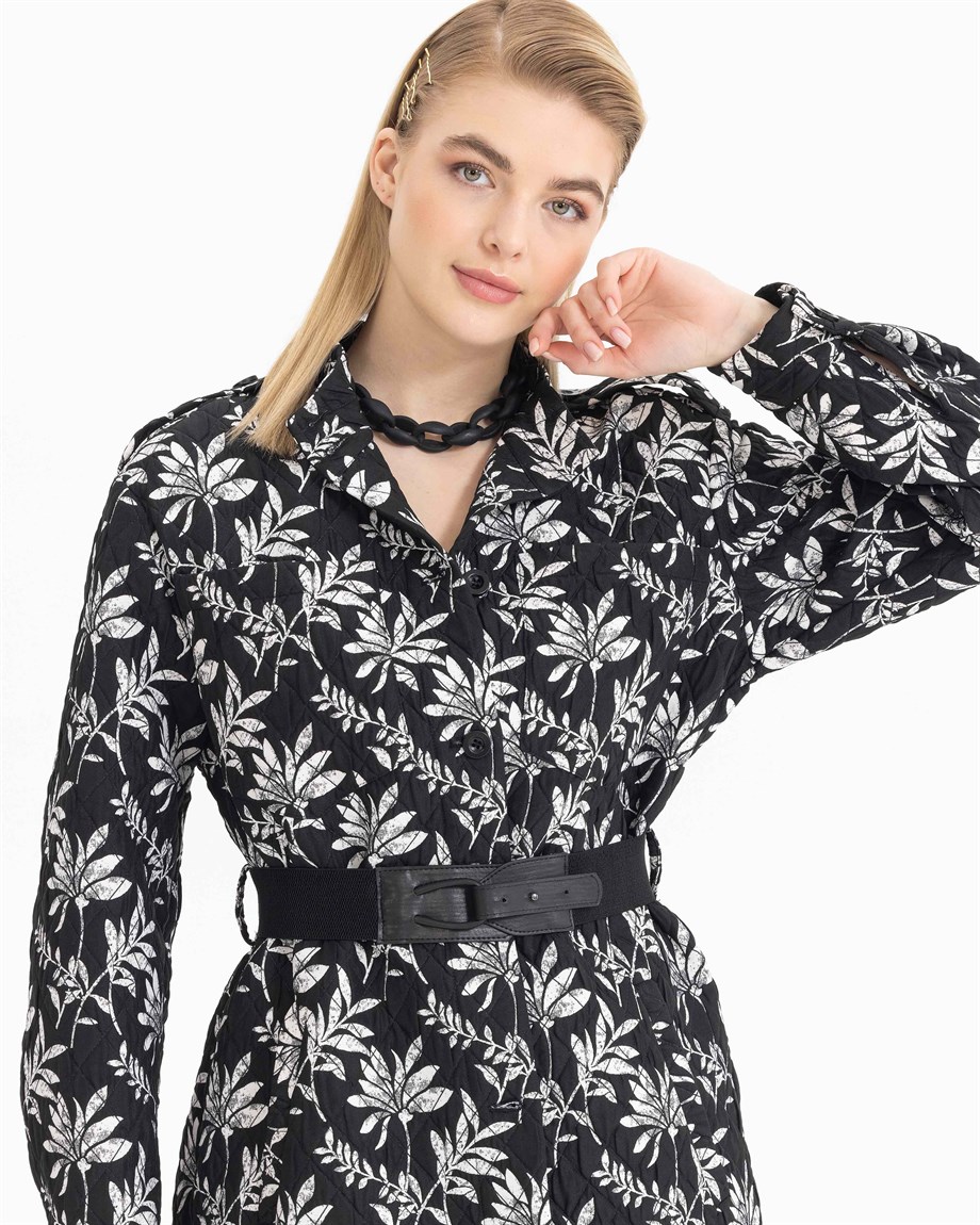 SCL ÇİÇEK DESENLİ CEKET