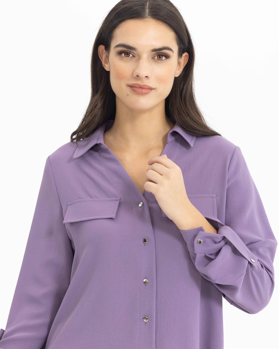 SEÇİL CEP KAPAKLI GÖMLEK