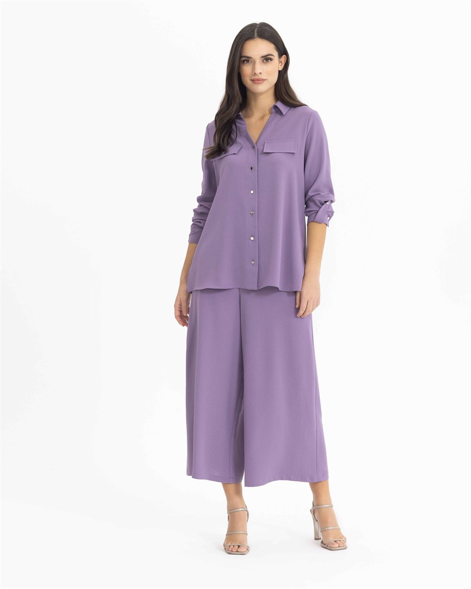 SEÇİL GENİŞ PAÇALI PANTOLON