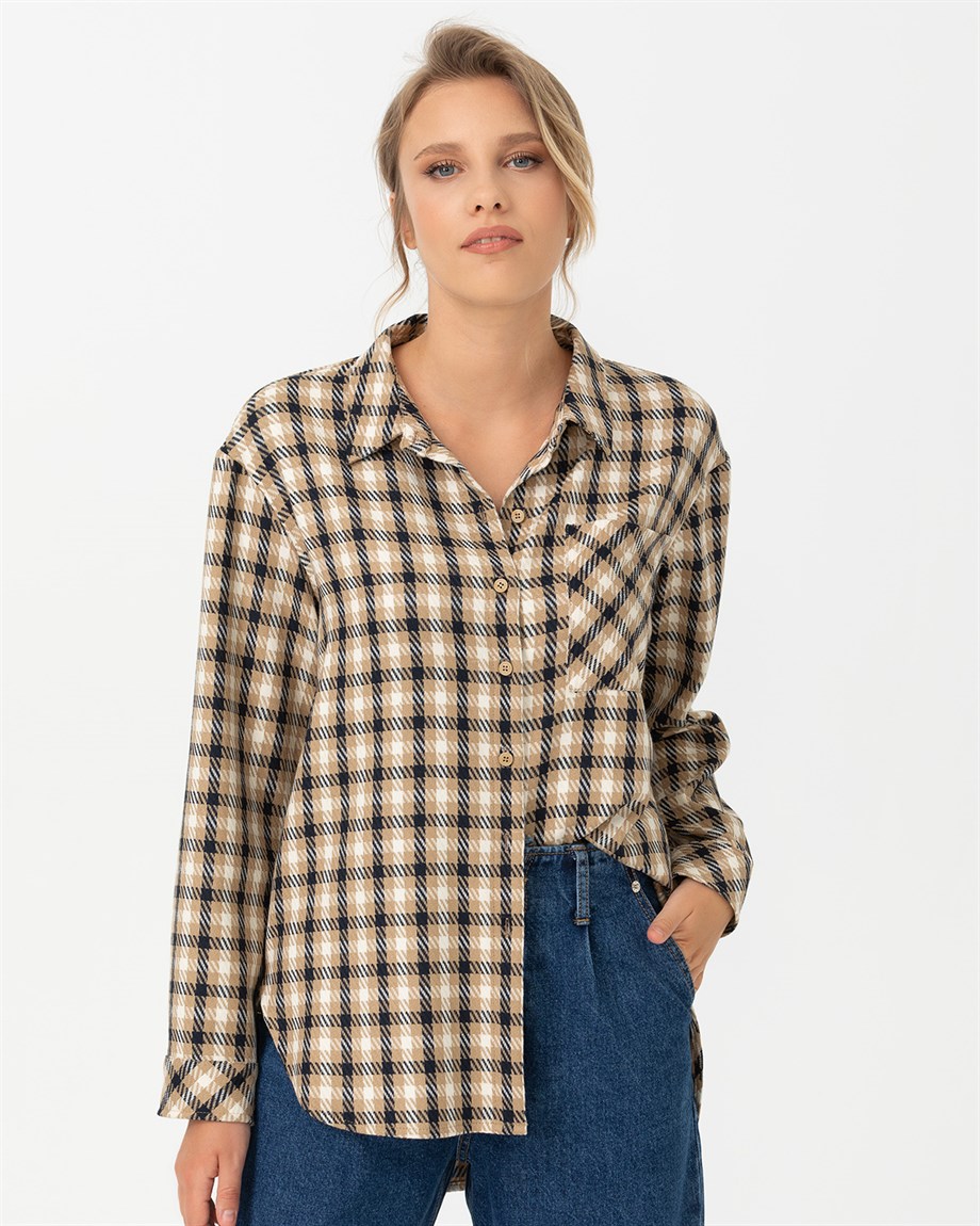 SEÇİL KARELİ GÖMLEK