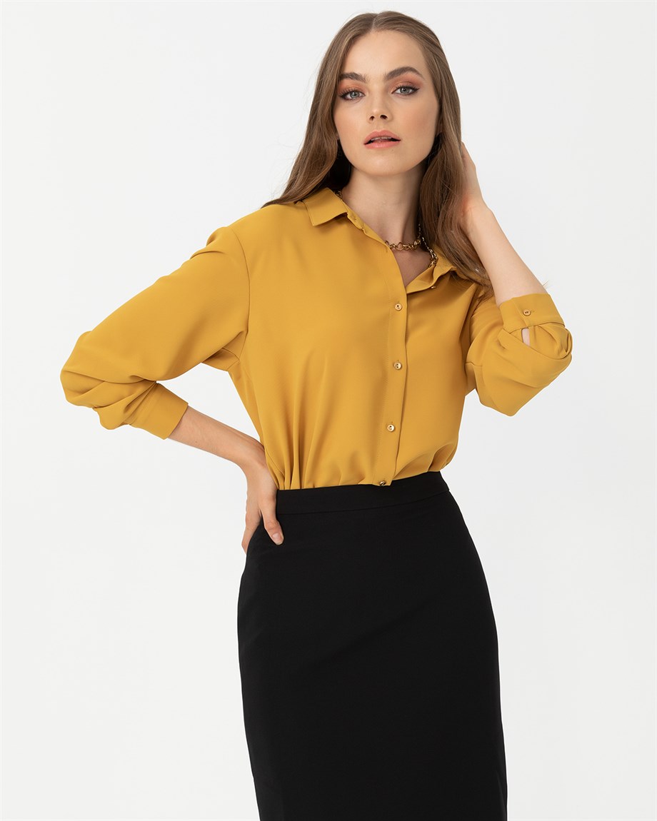 SEÇİL UZUN KOLLU GÖMLEK