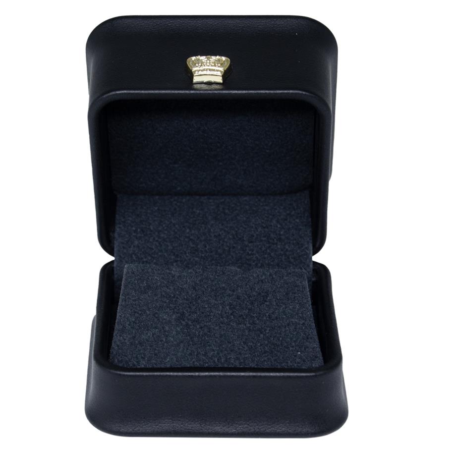 Deri Küpe Kutusu Siyah