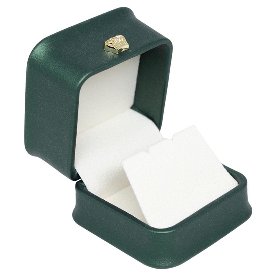 Deri Küpe Kutusu Yeşil