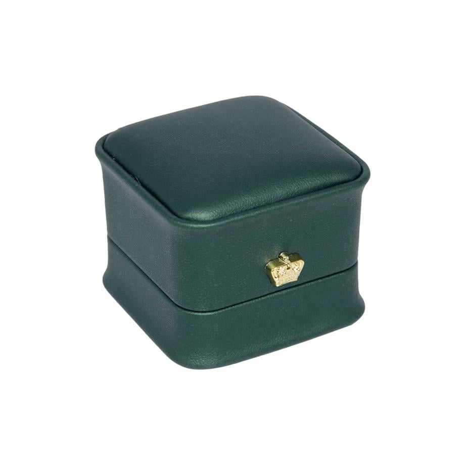 Deri Küpe Kutusu Yeşil
