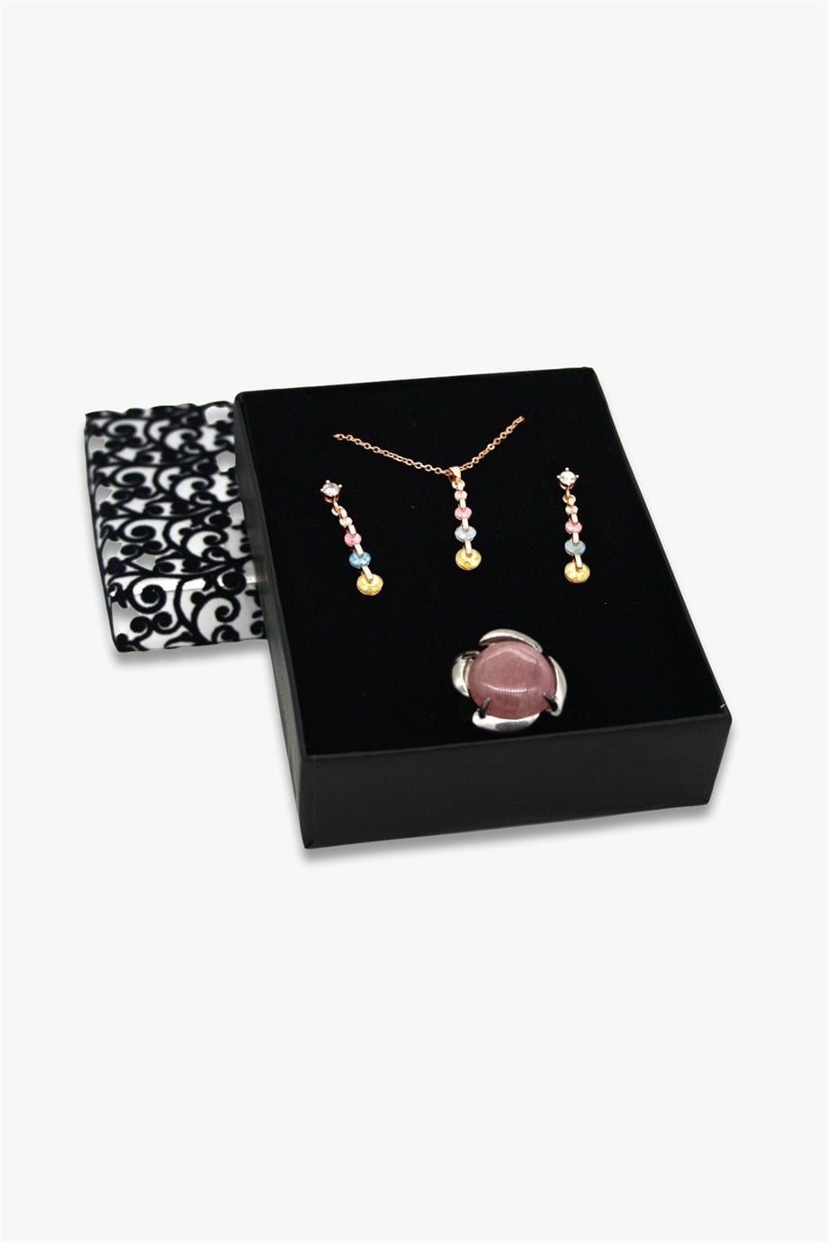 Flok Karton Set Takı Kutusu (12 Adet)