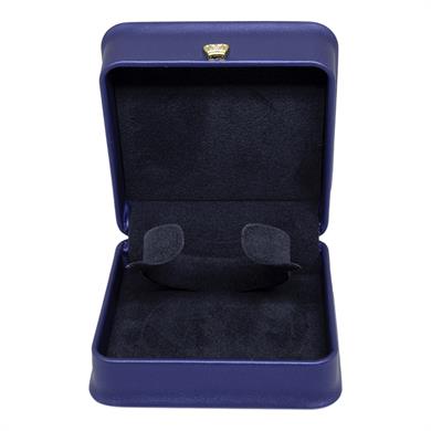 Deri Kelepçe Kutusu Mavi