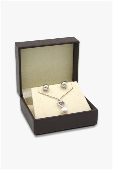 Deri Kolye Küpe Kutusu