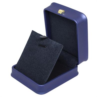 Deri Kolye Kutusu Mavi