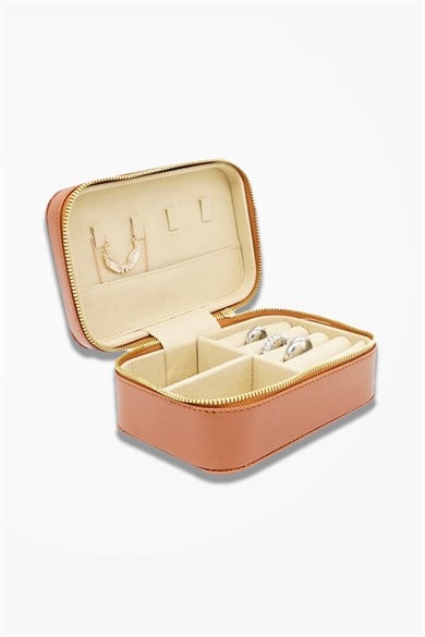 Diktörgen Deri Takı Ve Mücevher Çantası