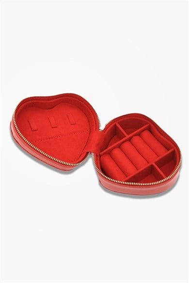 Kalpli Deri Takı Ve Mücevher Çantası