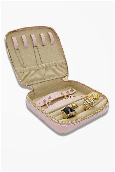 Kare Deri Takı Ve Mücevher Cüzdanı