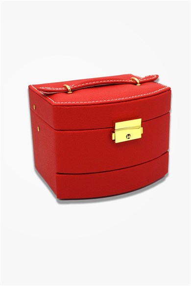 Küçük Aynalı Deri Takı Çantası