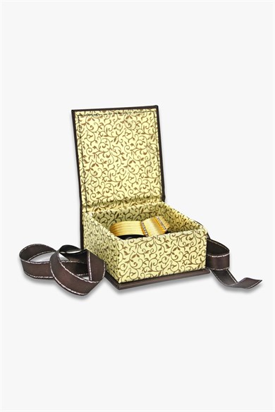 Kurdeleli Karton Kelepçe Ve Bilezik Kutusu (6 Adet)