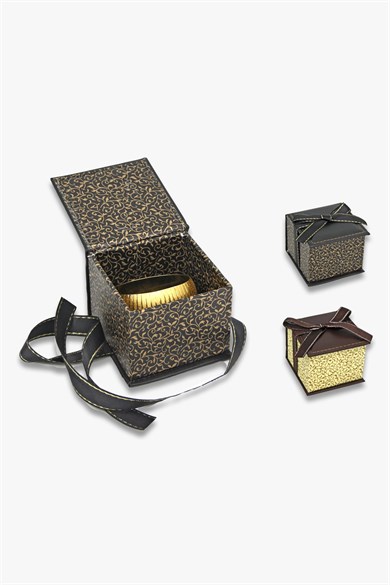 Kurdeleli Karton Kelepçe Ve Bilezik Kutusu (6 Adet)