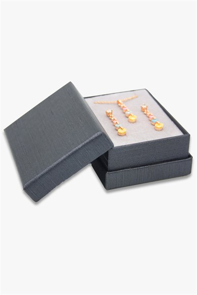 Rüya Karton Kolye Küpe Kutusu (3 Adet)