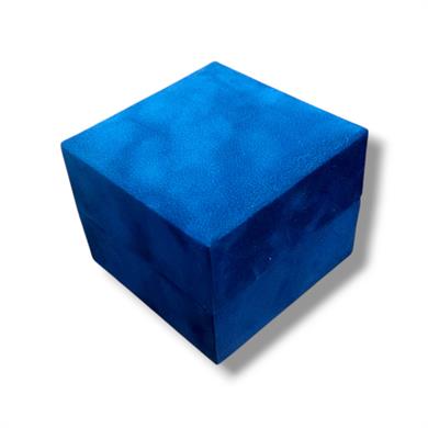 Suede Kelepçe Kutusu Yastıklı