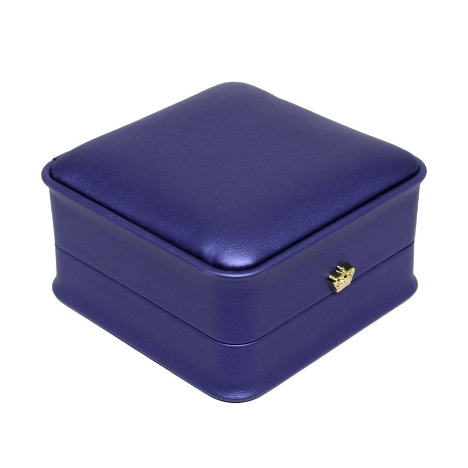 Deri Kelepçe Kutusu Mavi