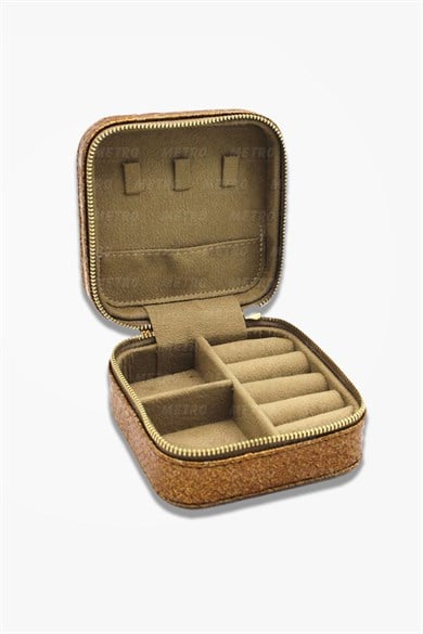 Parlak Krokodil Deri Takı Ve Mücevher Çantası