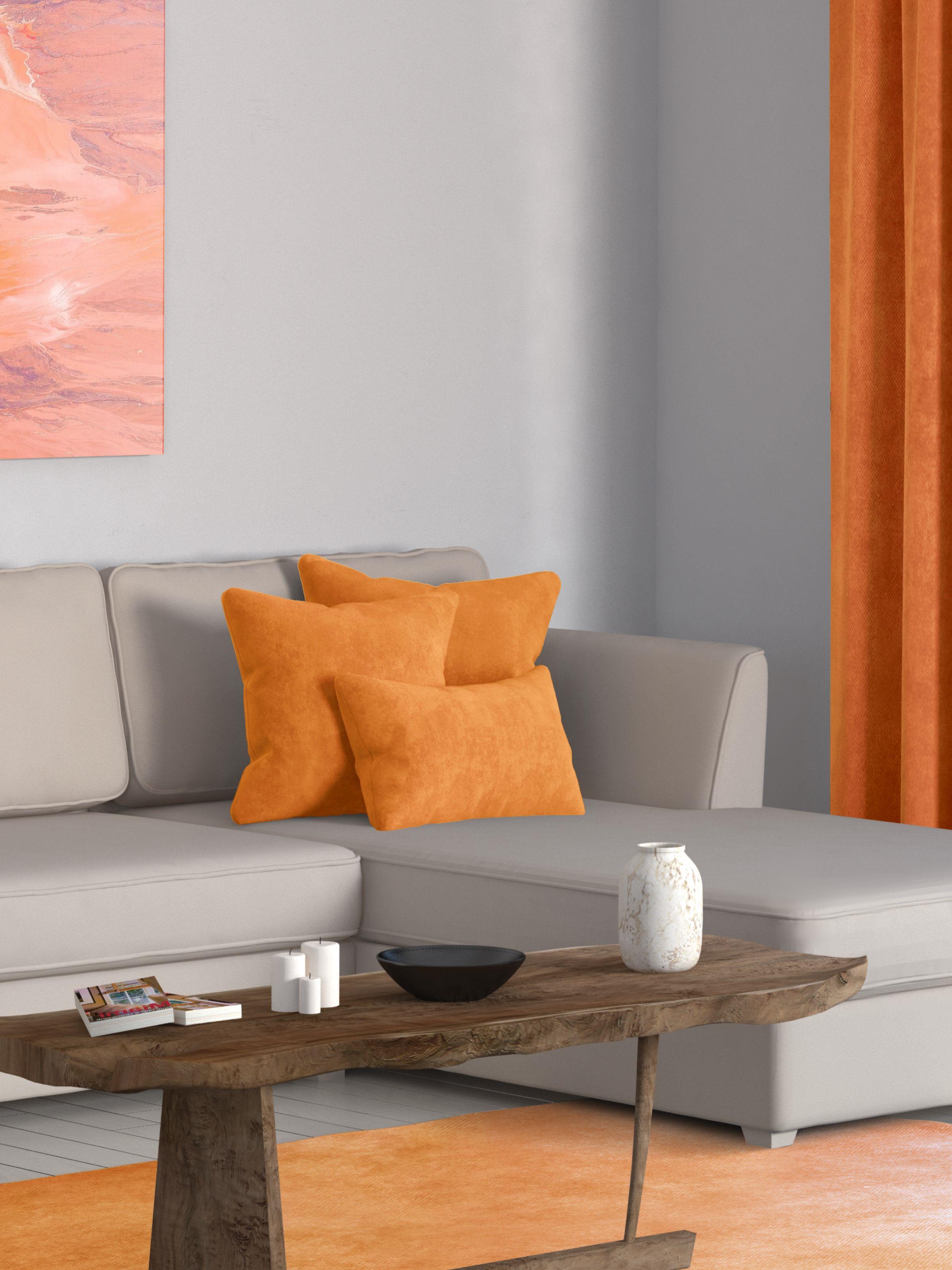 Home Daily Series Mandalina Rengi Kırlent Yastık Kılıfı