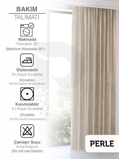 Bej Fon Perde 150x260